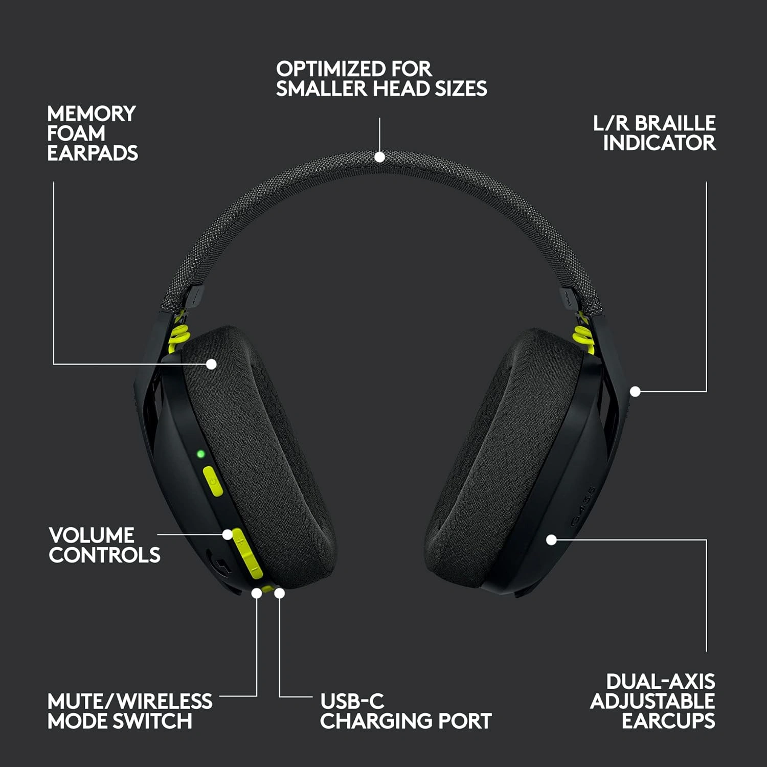  Logitech G435 wireless Bluetooth gaming headset