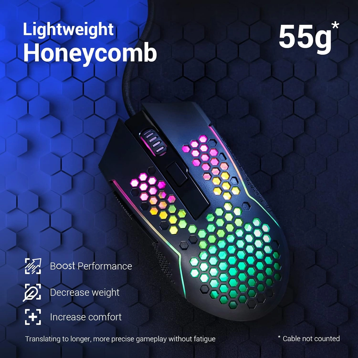 Redragon M987 ultralight honeycomb gaming mouse price in Pakistan