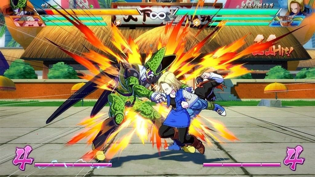 Dragon Ball FighterZ Nintendo Switch game box featuring Goku in Super Saiyan form ready to fight