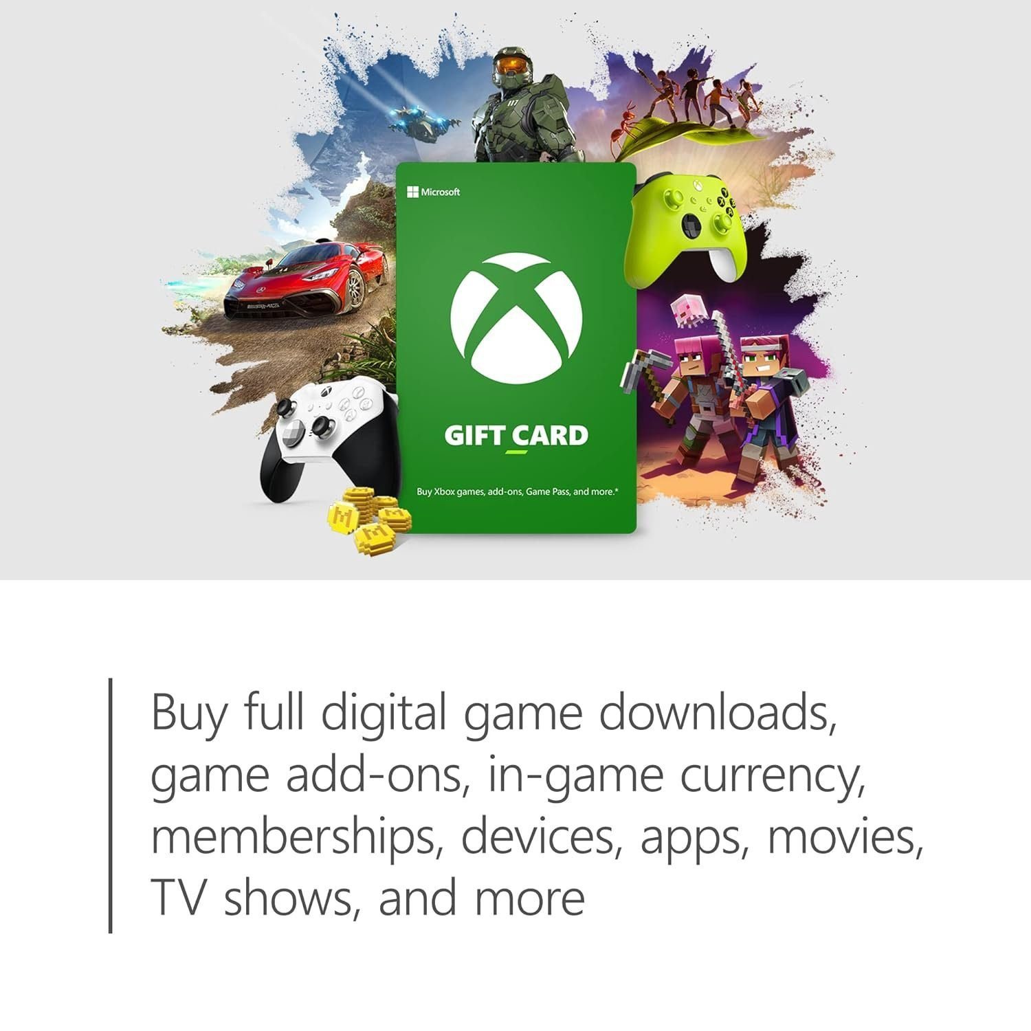 $5 Xbox gift card digital code cover design (no image was attached to this conversation, so this alt text is a suggestion to pair with the actual product image)