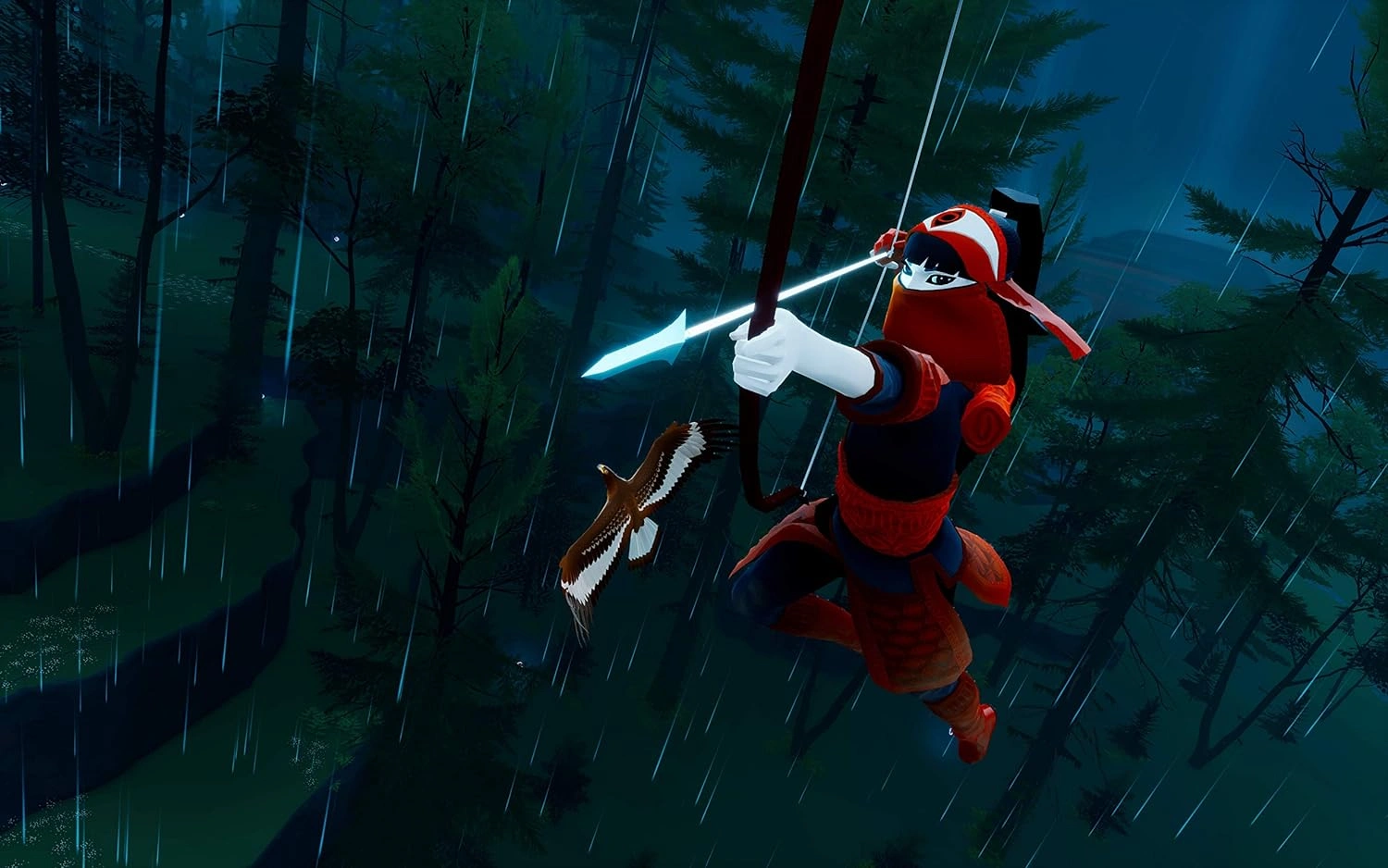Pathless game PS5 adventure exploration case