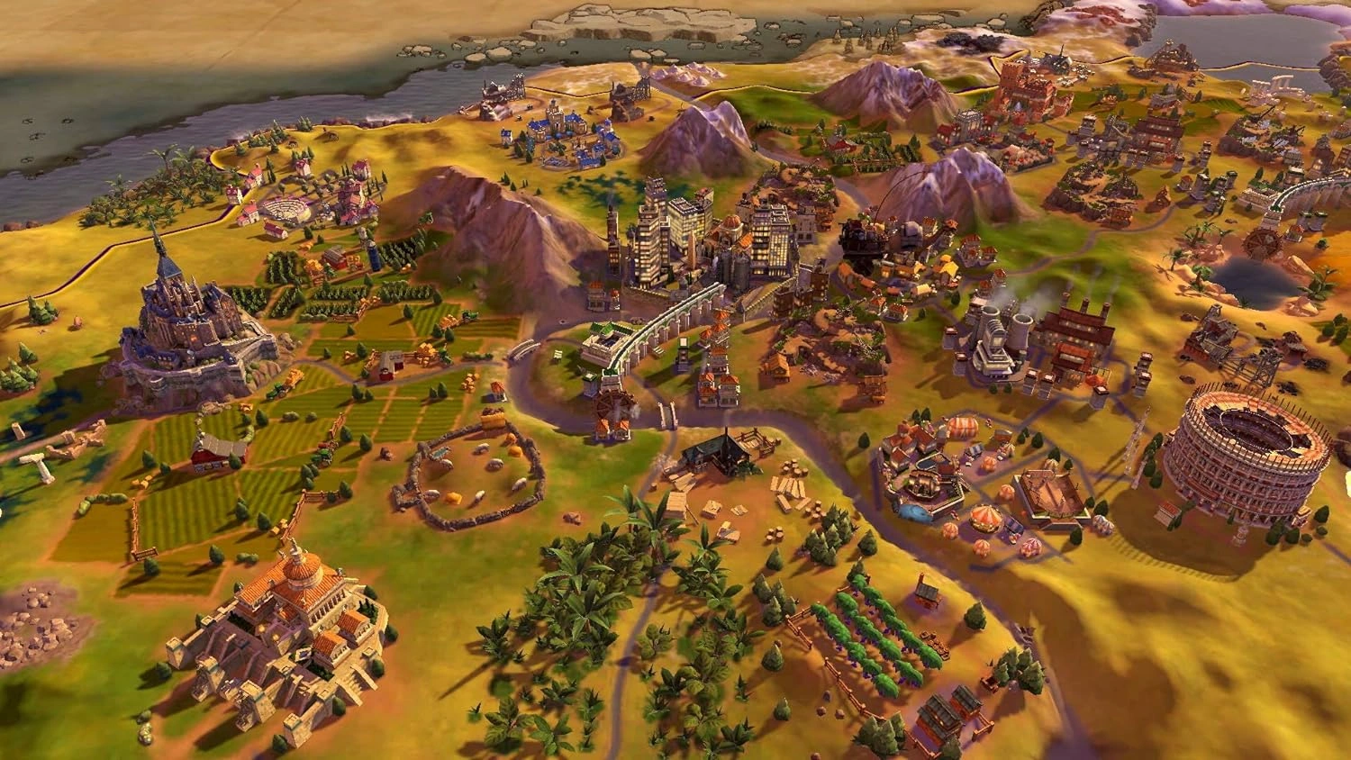 Civilization Switch gameplay screenshot city building