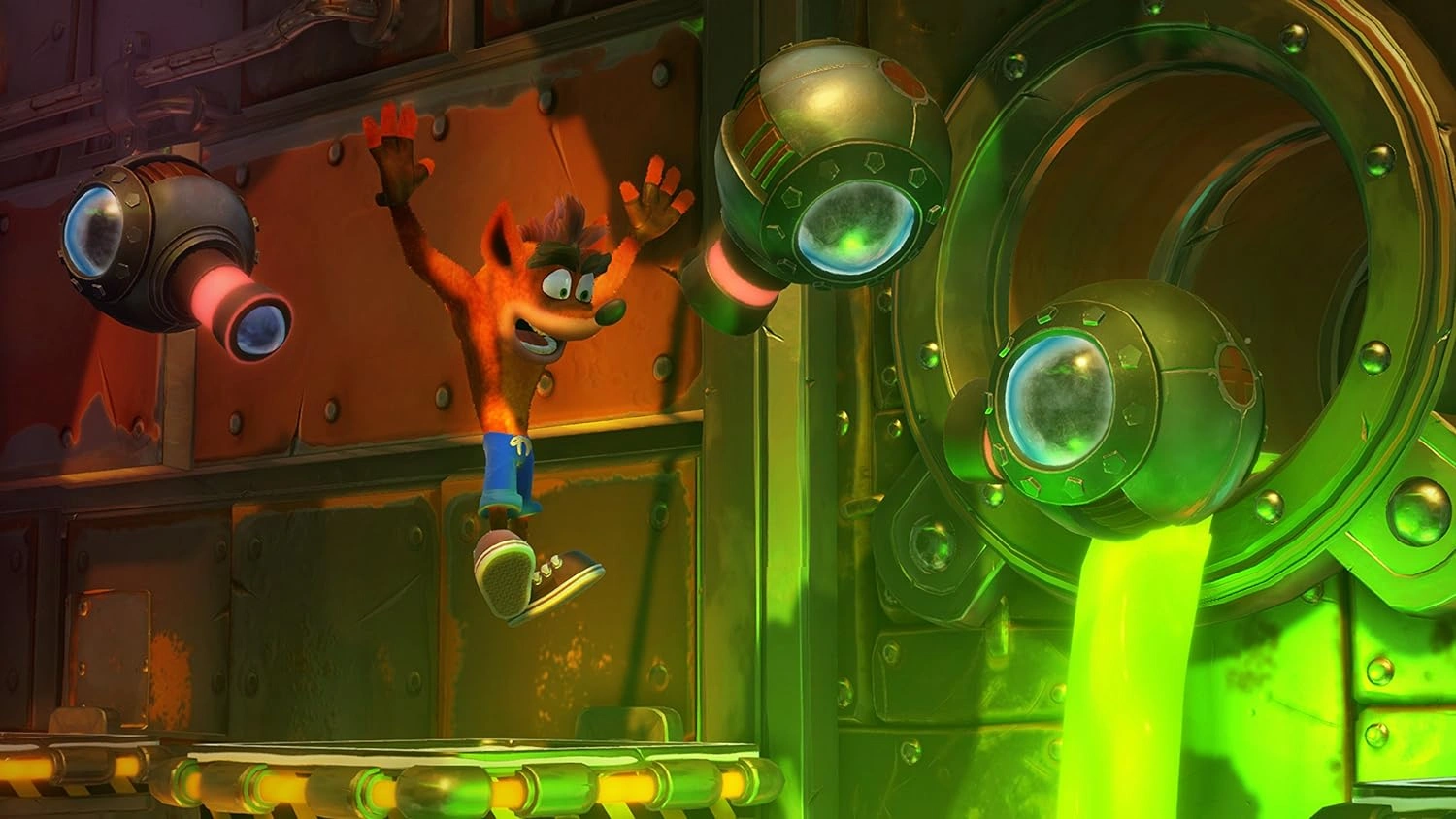 Crash Bandicoot N Sane Trilogy Nintendo Switch game box showing Crash Bandicoot running through a jungle temple