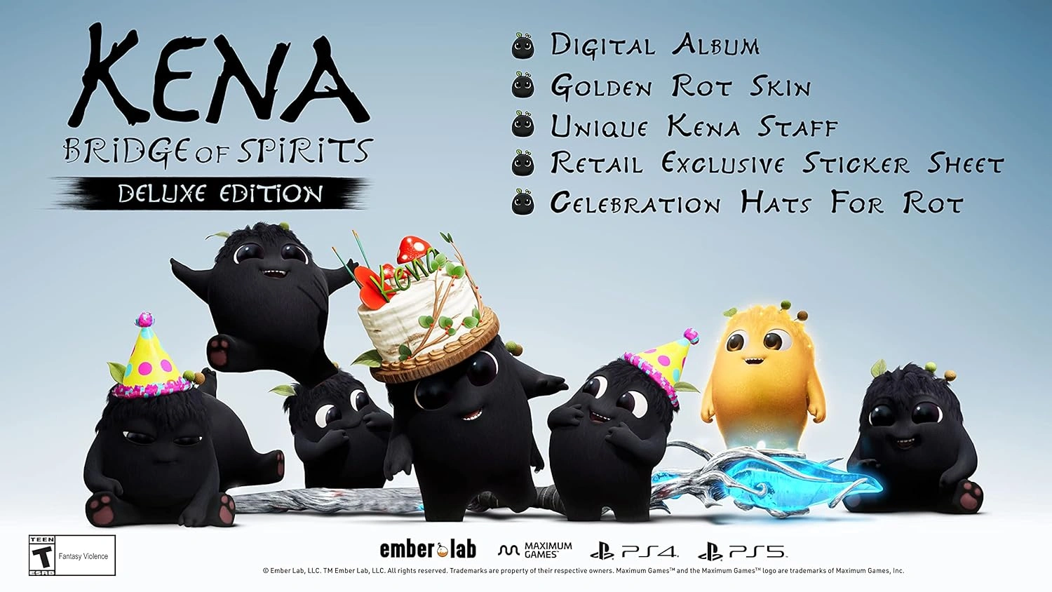 Kena Bridge of Spirits Deluxe Edition PS5 – Adventure Fantasy Game for PlayStation 5