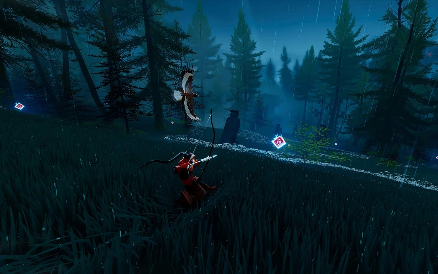 Pathless game PS5 adventure exploration case