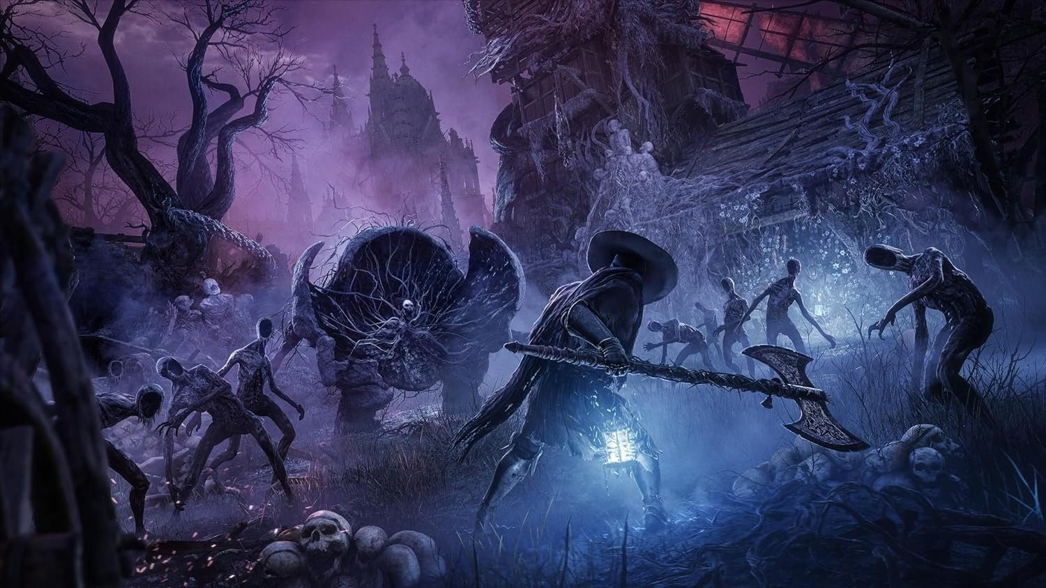 Lords of the Fallen Deluxe Edition PS5 game cover featuring dark fantasy knight in the Umbral realm - Lords of the Fallen PS5 RPG Action Game