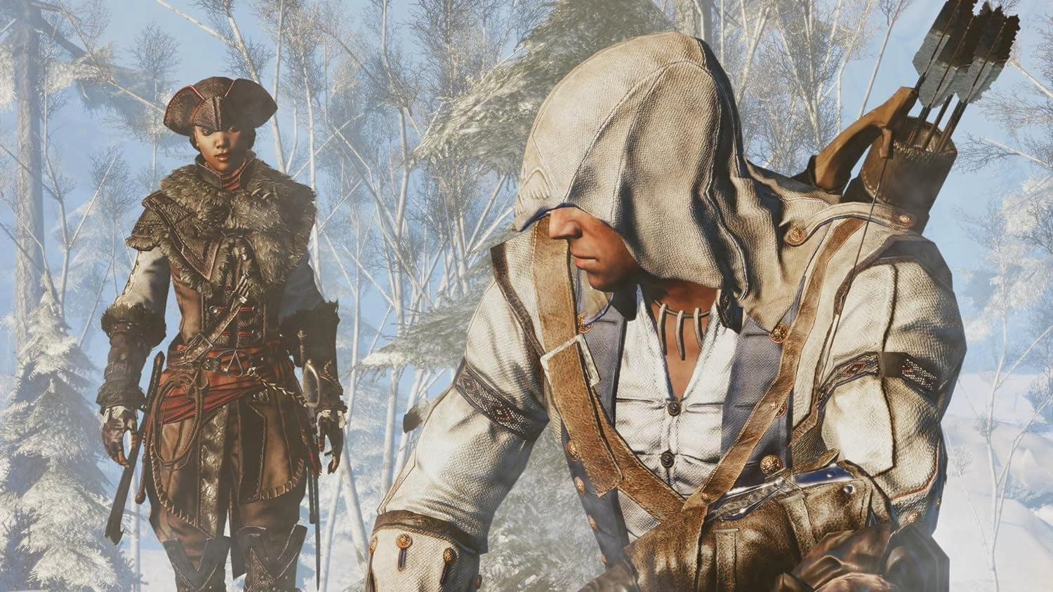 AC3 Remastered PS4 gameplay Connor Kenway Boston American Revolution frontier 4K Pakistan