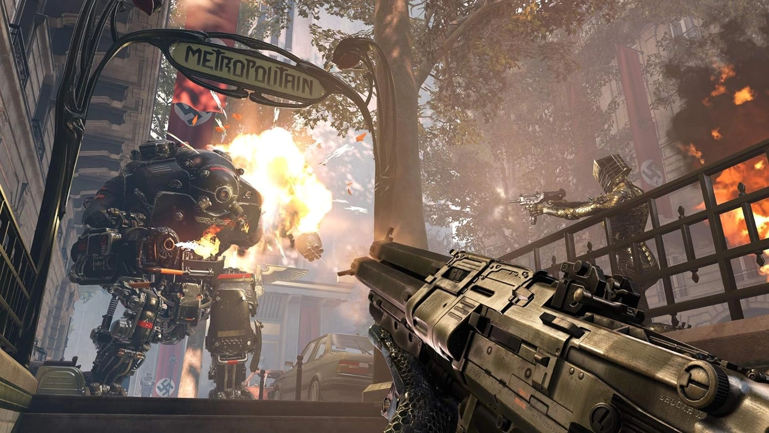 Wolfenstein Youngblood Deluxe Edition PS4 back cover details