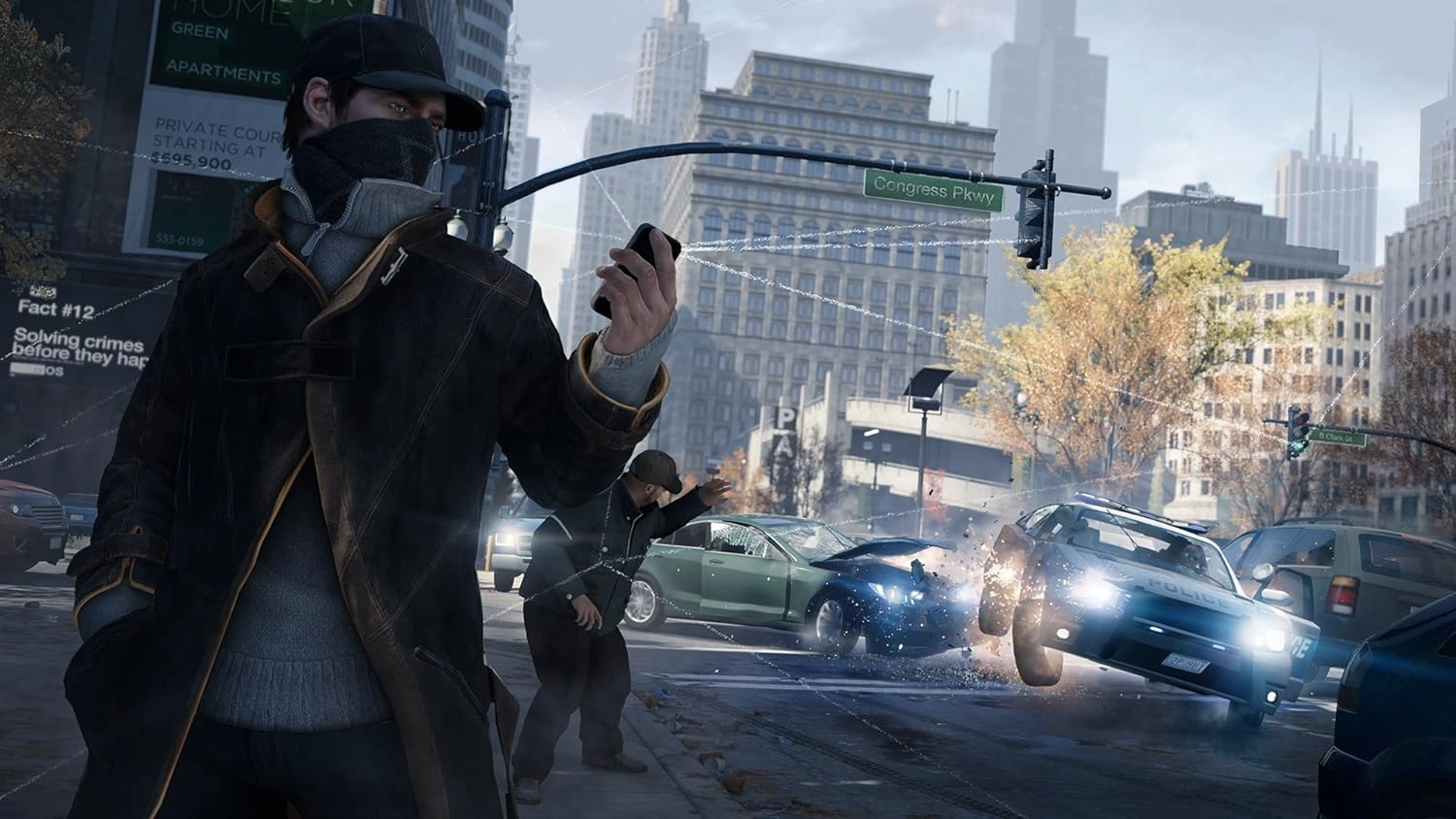 Used Watch Dogs Xbox One game disc case front cover