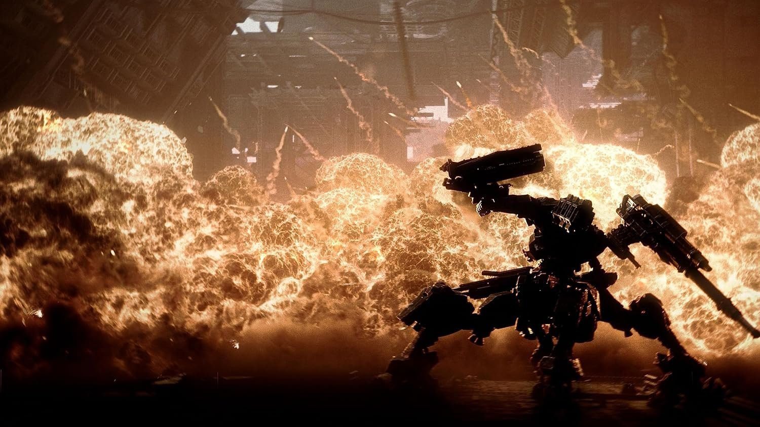 Armored Core VI Fires of Rubicon PS5 game cover showing a mech warrior – new mech action game available at best PS5 games price in Pakistan