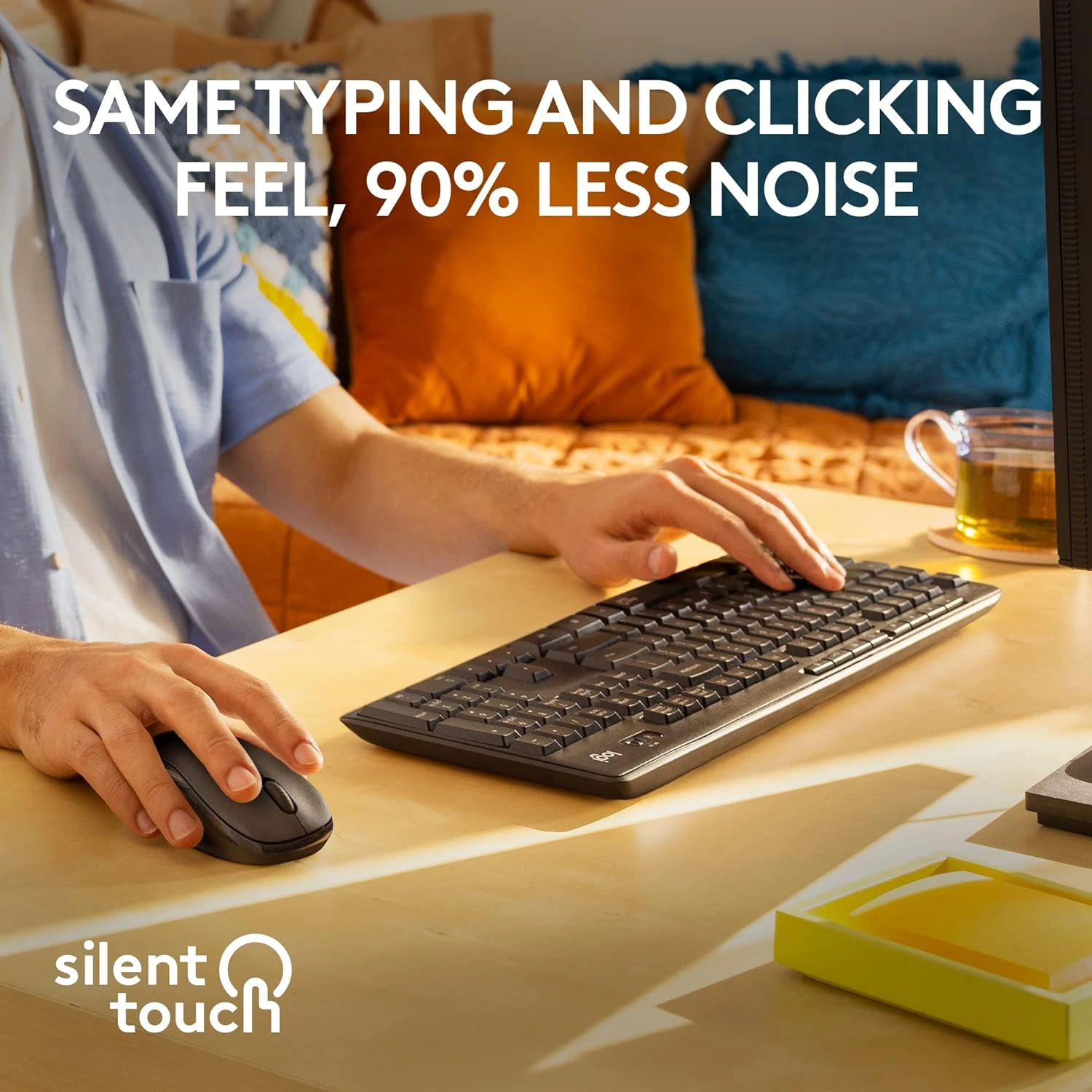 Logitech MK295 Silent Wireless Keyboard and Mouse Combo