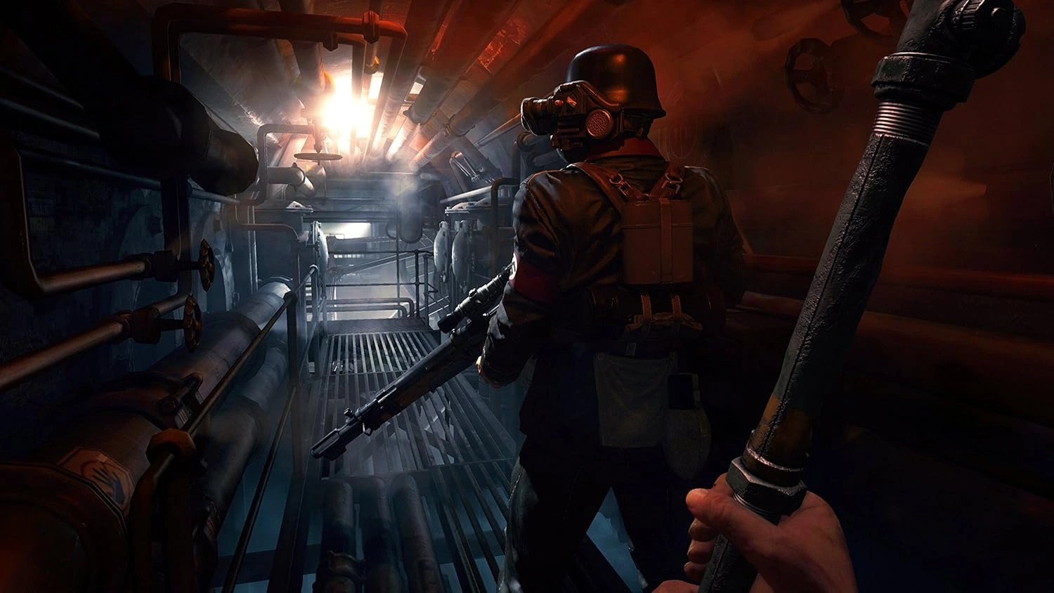 Wolfenstein The Old Blood PS4 used game case, first person shooter for PlayStation 4 in Pakistan