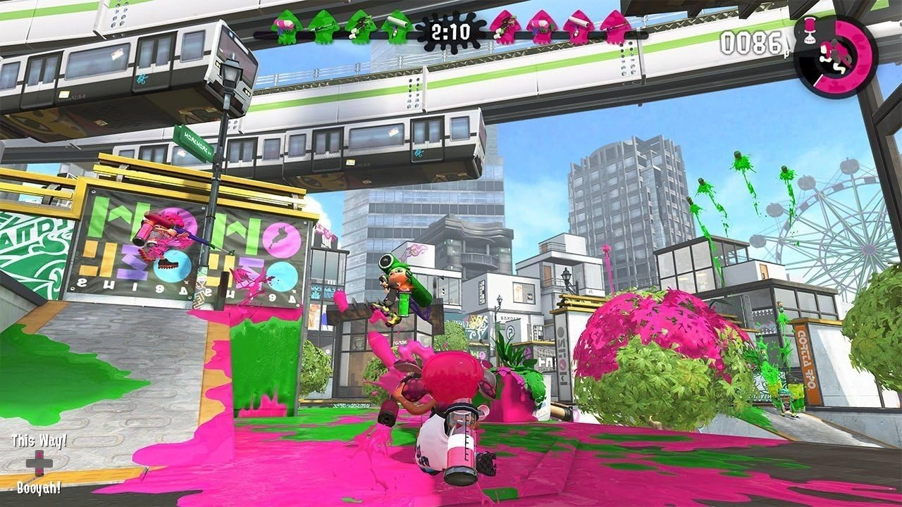 Splatoon 2 Switch game case side view Pakistan