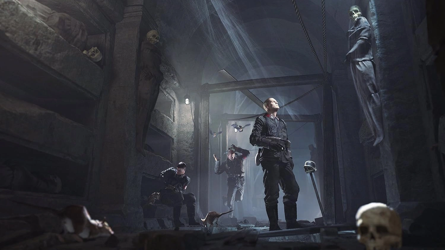 Wolfenstein The Old Blood PS4 used game case, first person shooter for PlayStation 4 in Pakistan