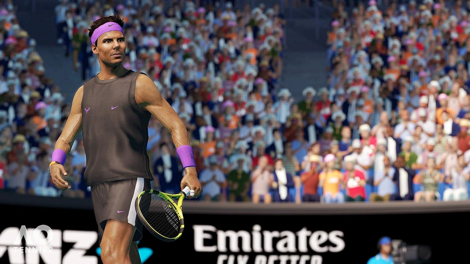 AO Tennis 2 Nintendo Switch game box showing a tennis player at the Australian Open court