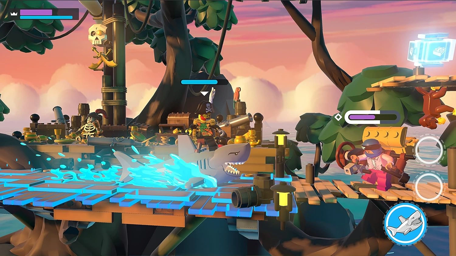 LEGO Brawls Nintendo Switch game box cover LEGO Fighting Game Switch Minifigure brawler multiplayer gameplay
