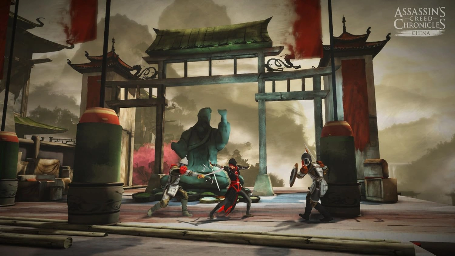 Assassin's Creed Chronicles PS4 used game trilogy cover