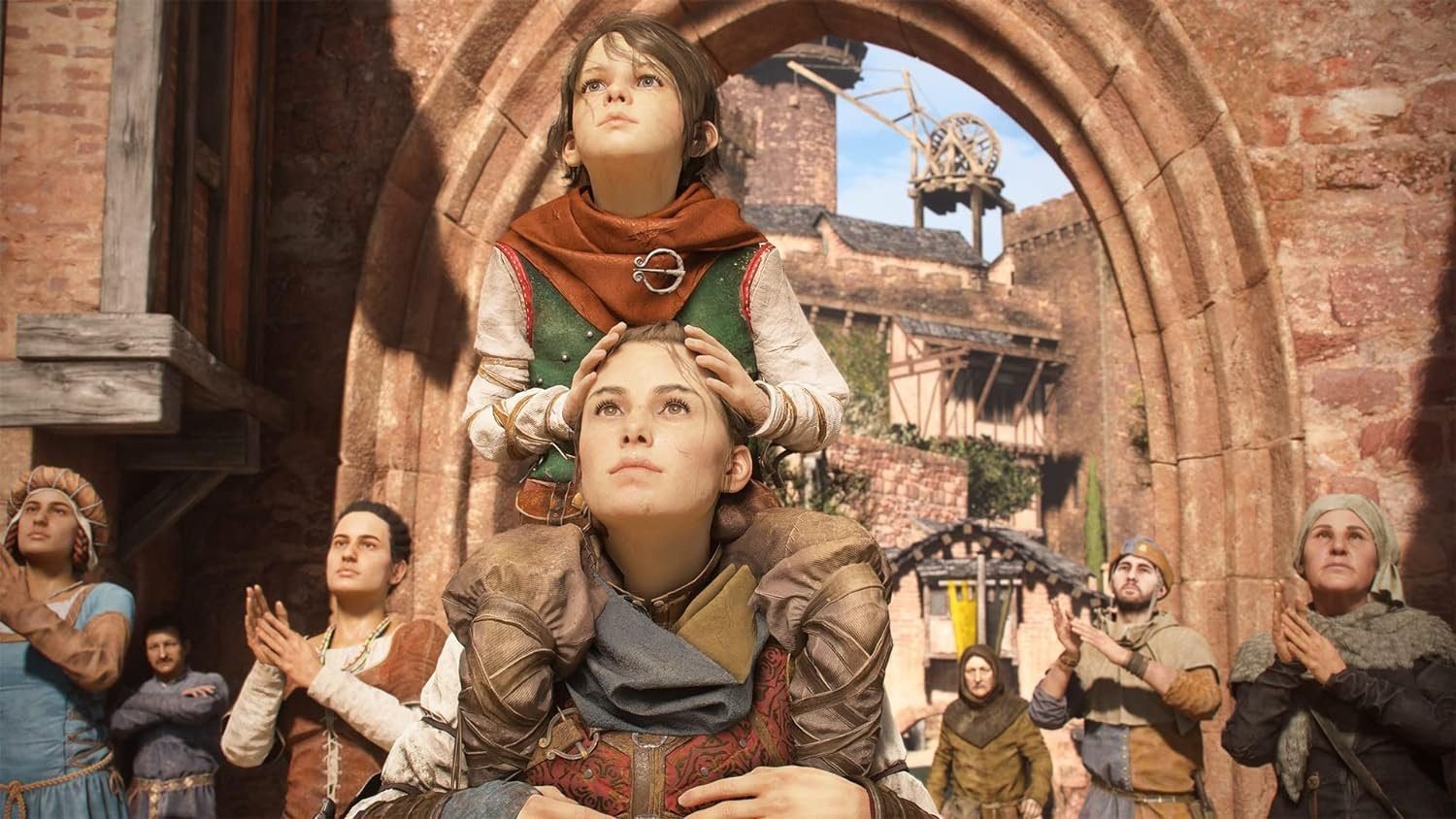 A Plague Tale Requiem PS5 game cover showing Amicia and Hugo in medieval France - Story Adventure Game for PS5