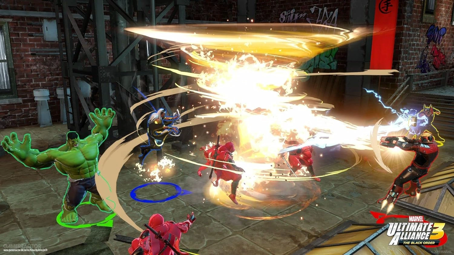 Marvel Switch game Ultimate Alliance 3 disc close up