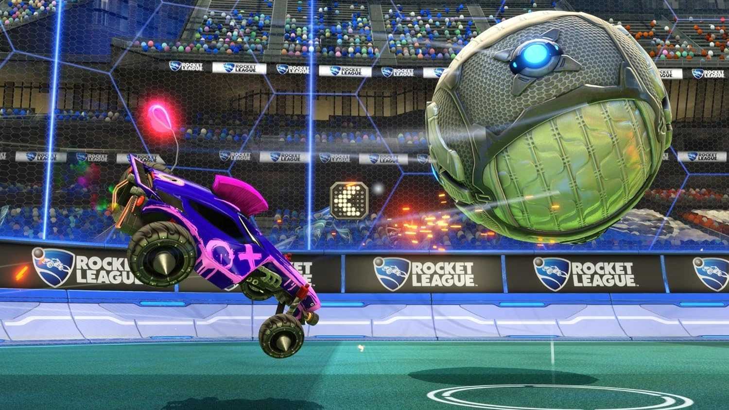 Rocket League Xbox One Ultimate Edition box art with DLC cars