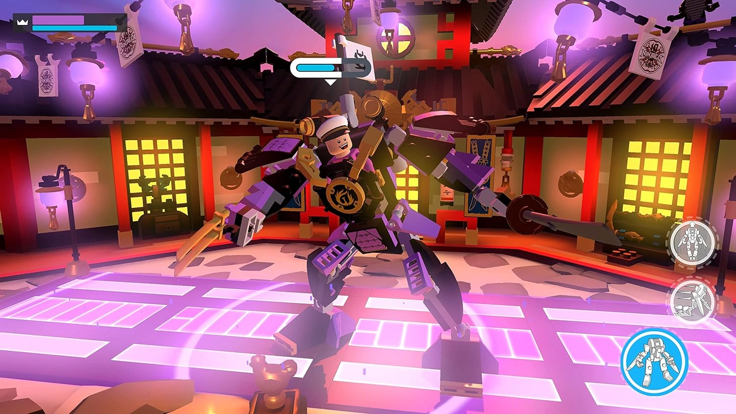 LEGO Brawls Nintendo Switch game box cover LEGO Fighting Game Switch Minifigure brawler multiplayer gameplay