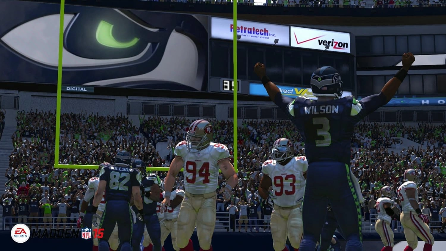 Madden NFL 15 PS4 used game case cover art