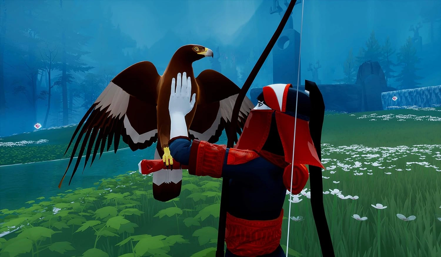 Pathless game PS5 adventure exploration case