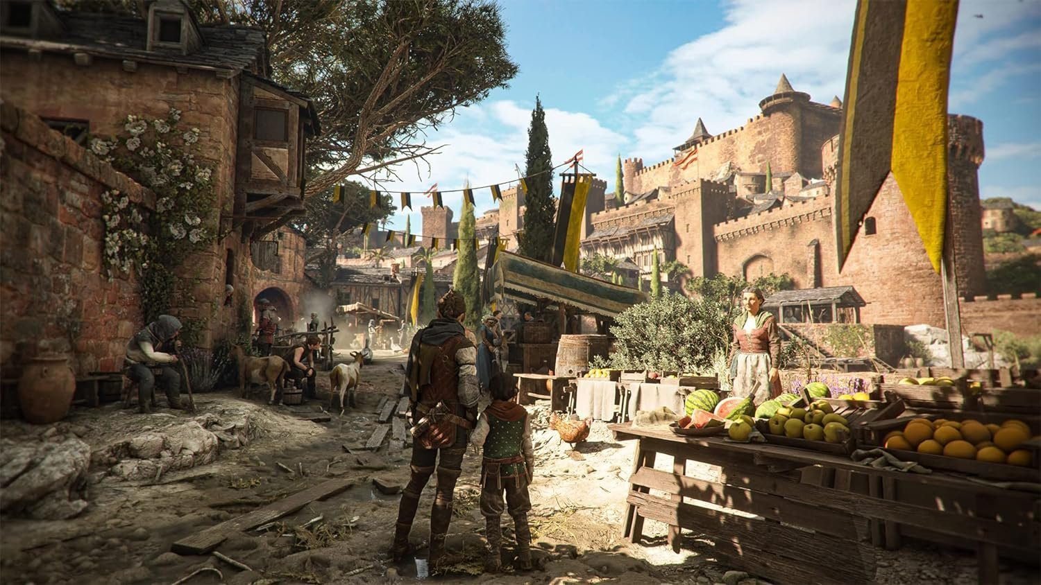 A Plague Tale Requiem PS5 game cover showing Amicia and Hugo in medieval France - Story Adventure Game for PS5