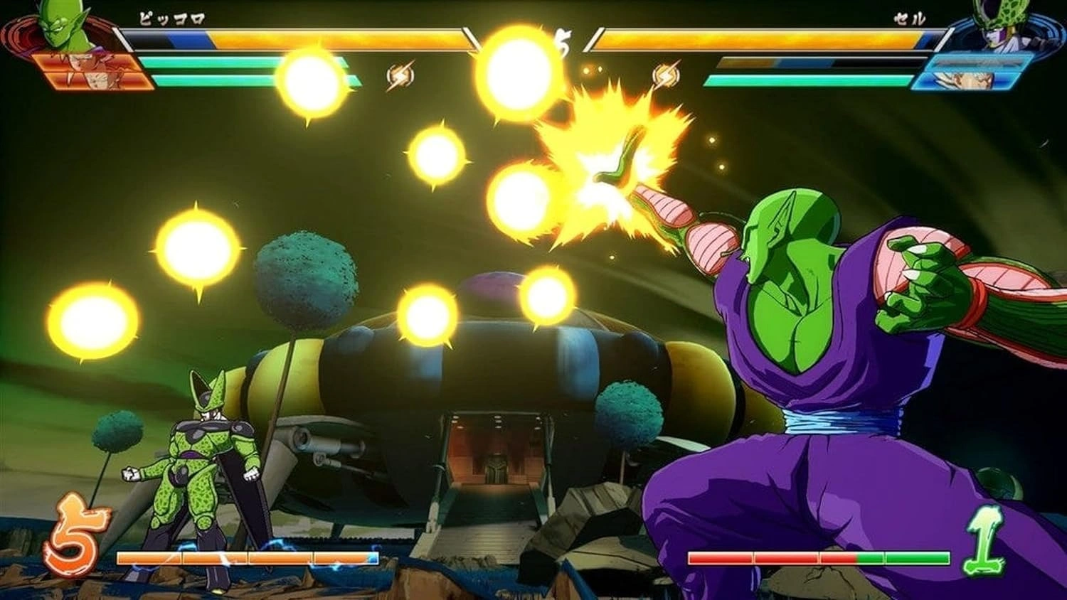 Dragon Ball FighterZ Nintendo Switch game box featuring Goku in Super Saiyan form ready to fight