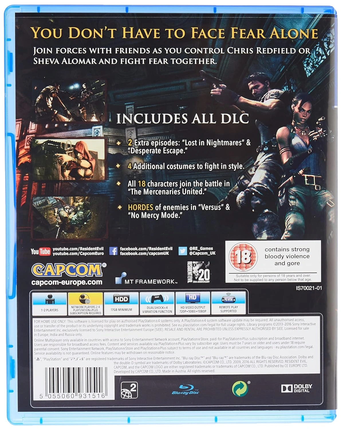 Resident Evil 5 PS4 disc price in Pakistan