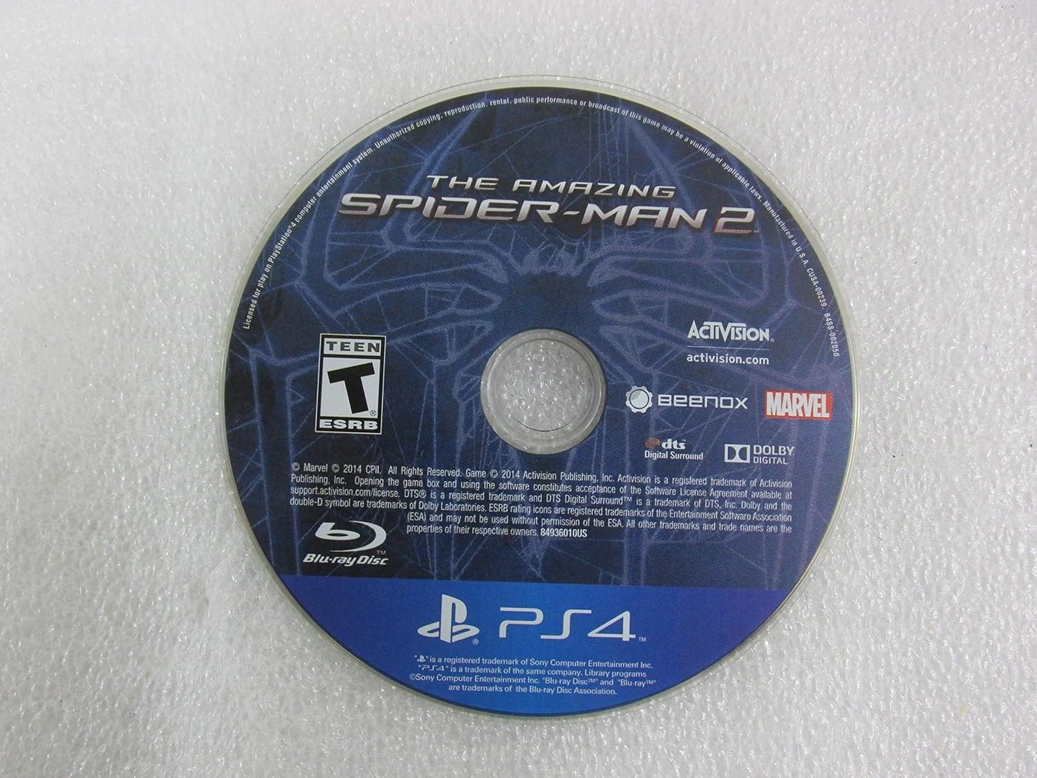 The Amazing Spider-Man 2 PS4 used game case front cover Pakistan