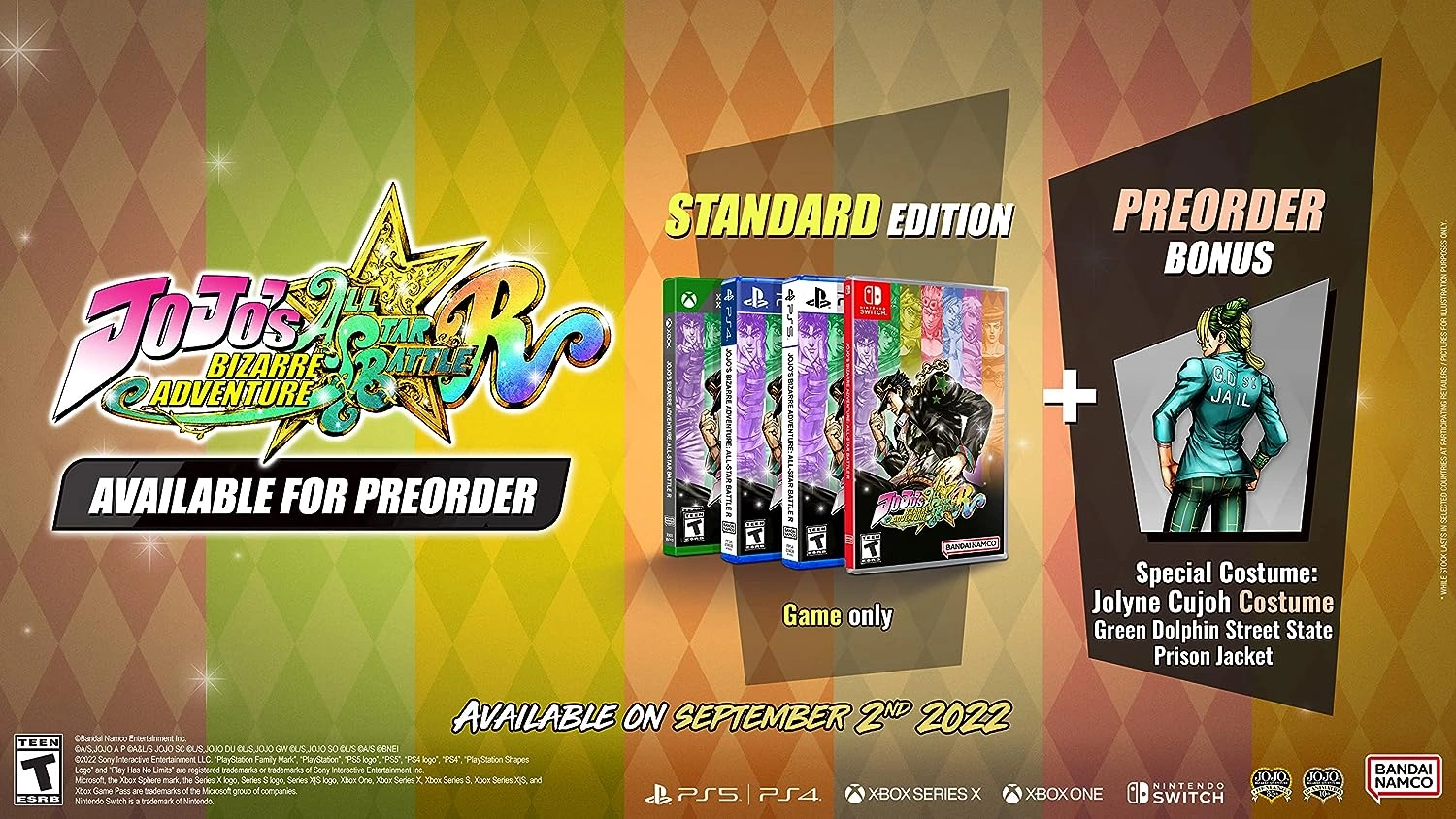 JoJo's Bizarre Adventure All Star Battle R PS5 Game Cover - Fighting Game PS5 Pakistan