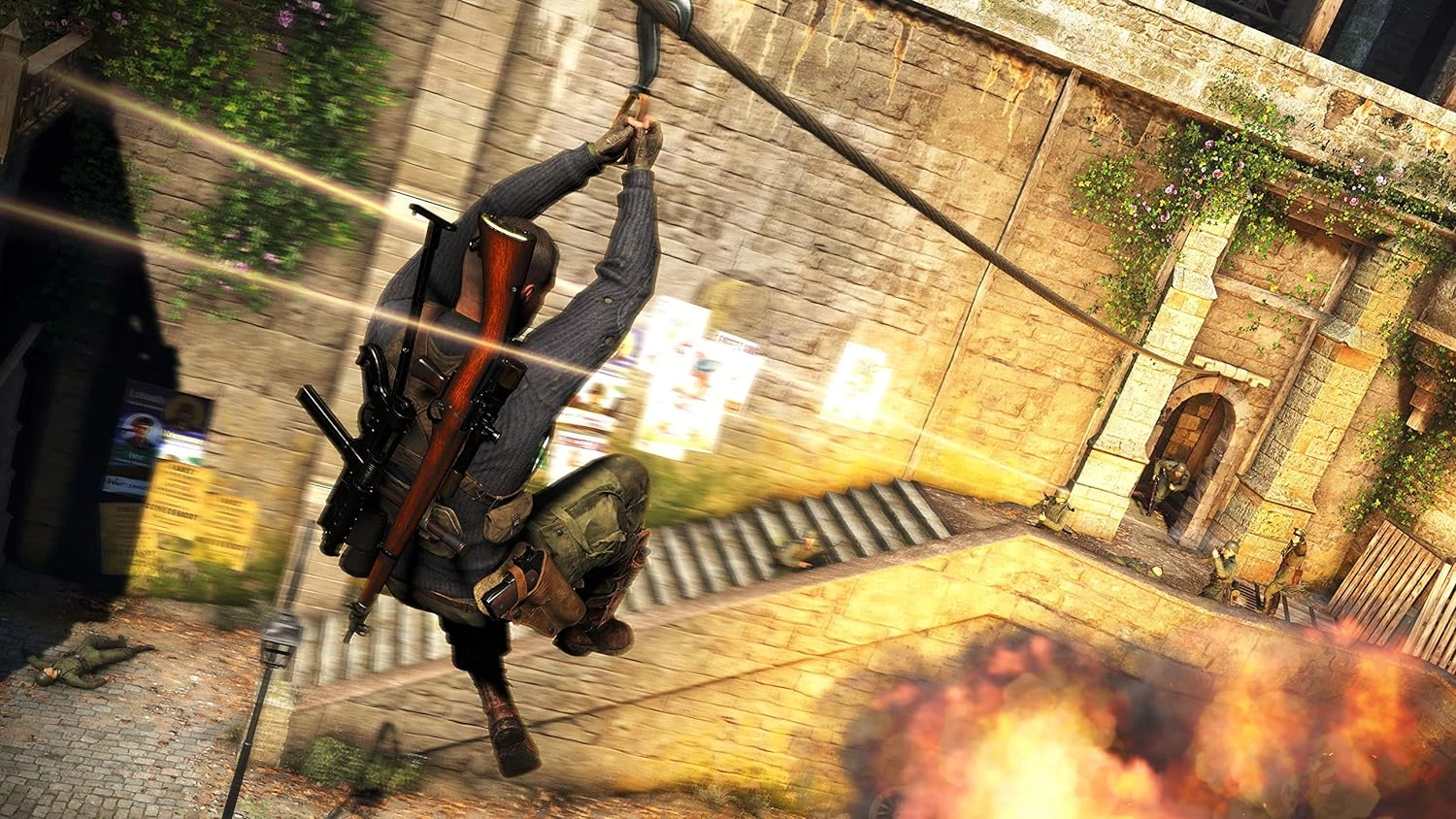 Sniper Elite 5 PS4 game cover, Sniper Elite PS4 Games price in Pakistan