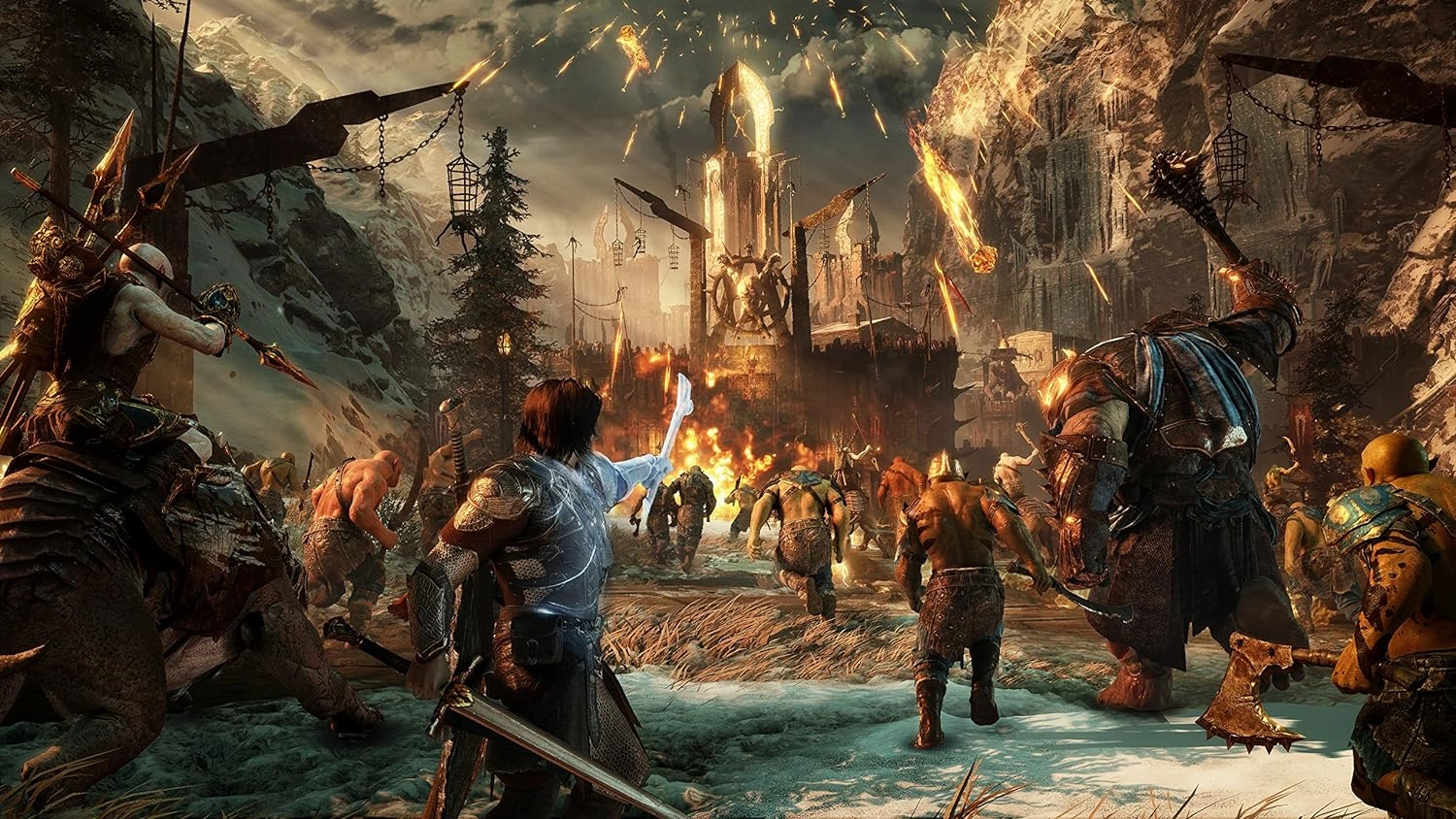 Middle-Earth Shadow of War PS4 game cover - used open world game Pakistan