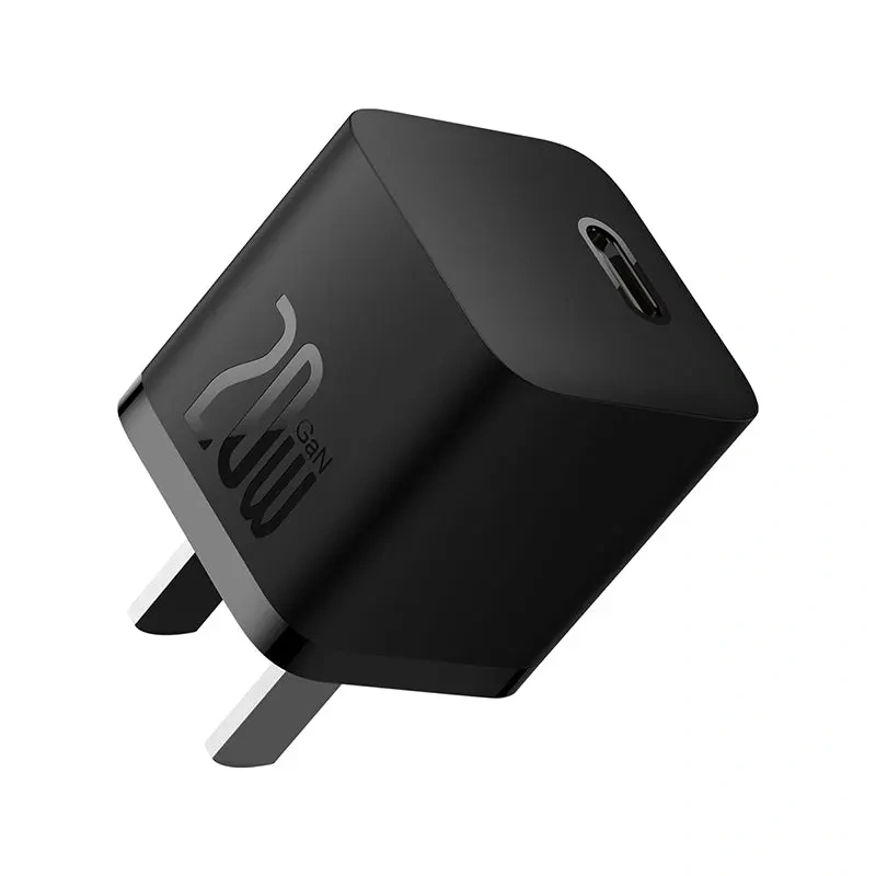 "Baseus GaN5 20W fast charger, compact USB C wall charger, Pakistan"