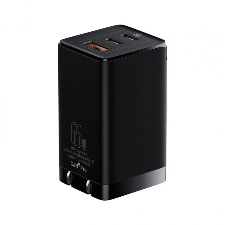 Baseus GaN3 Pro 65W fast charger 2C+U, GaN laptop charger for Pakistan
