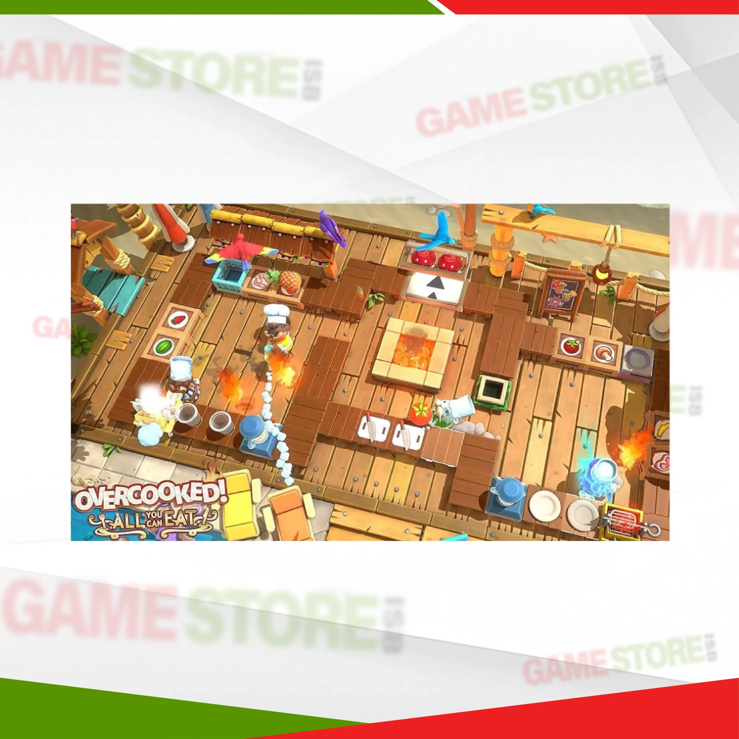 Overcooked! All You Can Eat PS5 local and online multiplayer mode