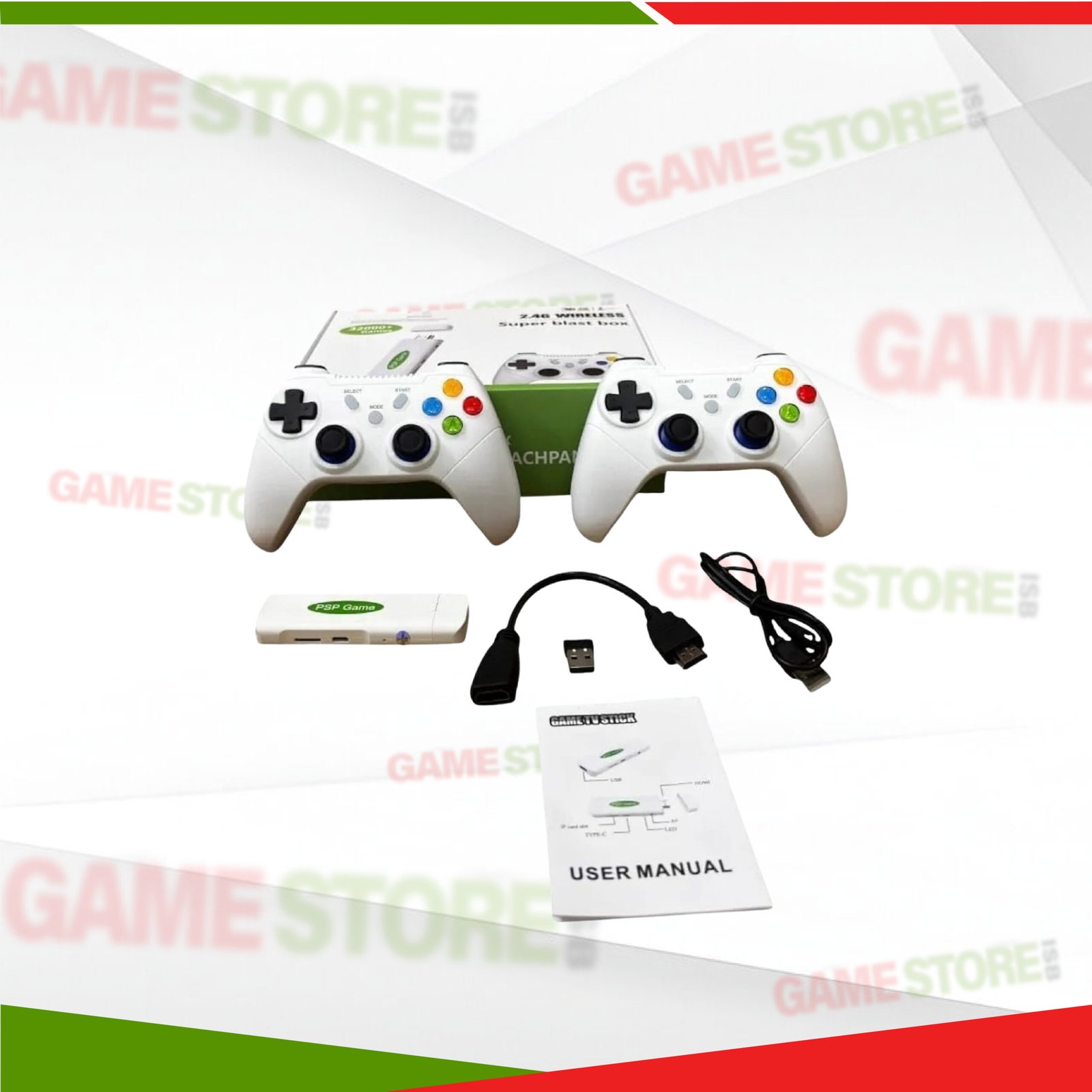M18 retro game stick with 24000 pre installed games