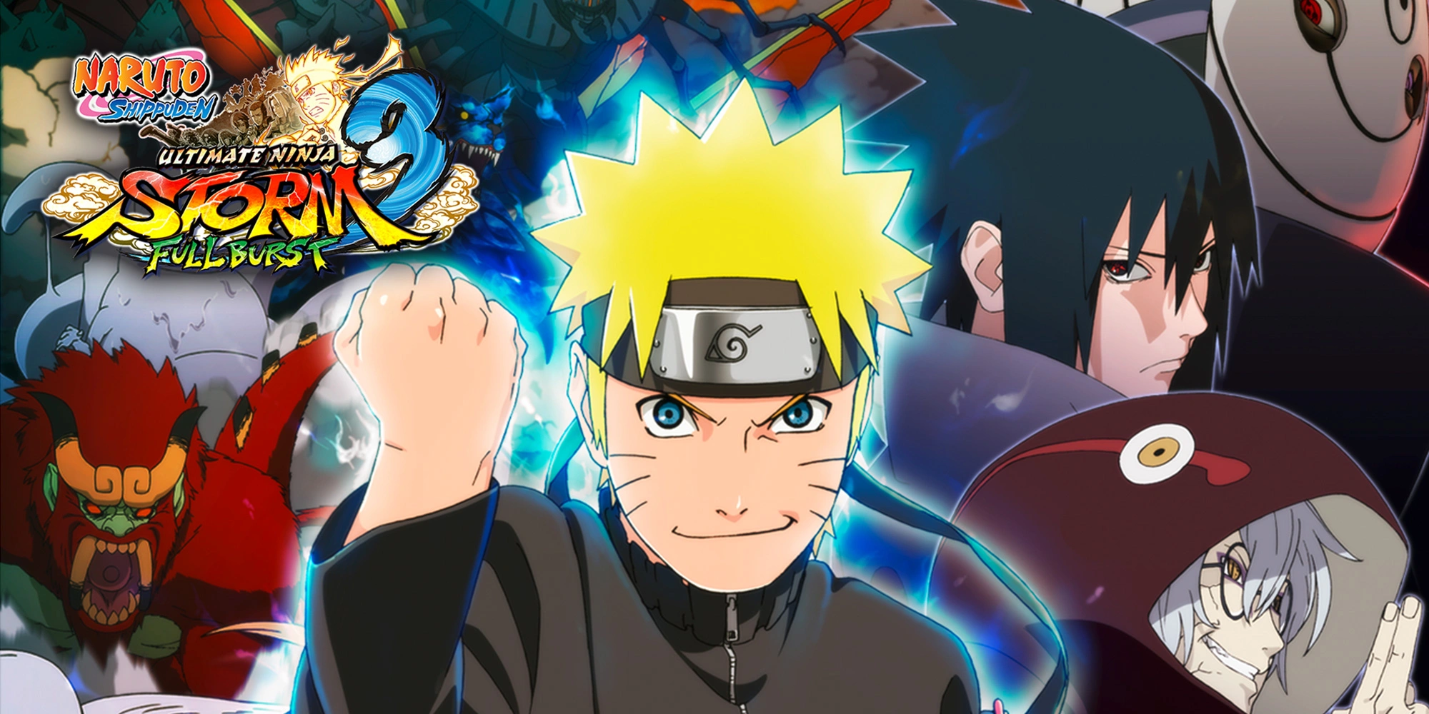 Naruto Shippuden Ultimate Ninja Storm 3 Nintendo Switch game box showing Naruto in Sage Mode with Nine-Tails in the background