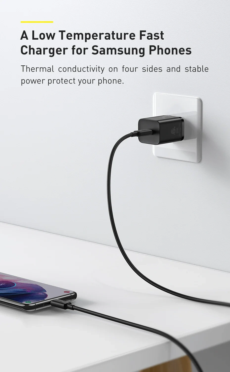 Baseus-Super-Si-25W-Charger-Black Baseus-Type-C-Charger-Wall-Charger 