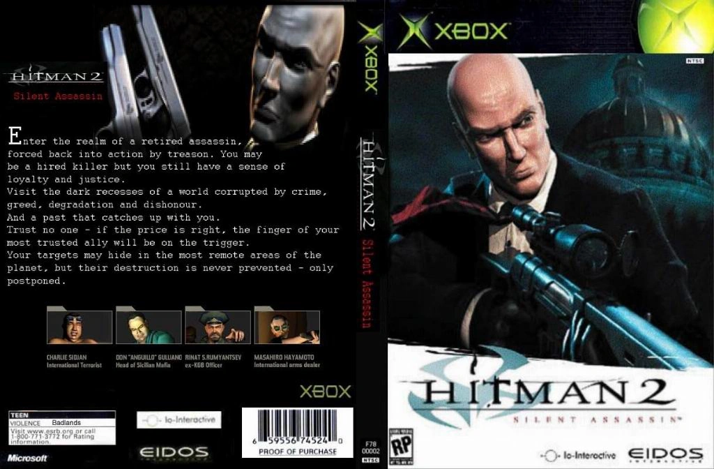 Hitman 2 Xbox One used game front cover