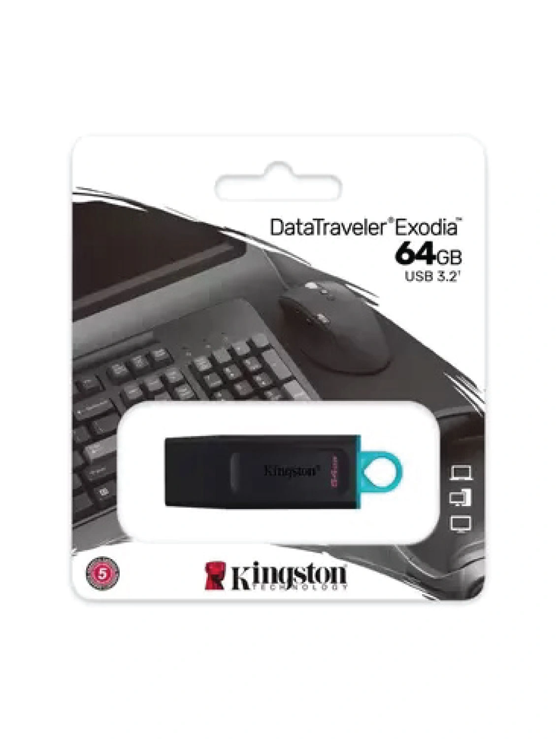Kingston DataTraveler Exodia 64GB USB 3.2 flash drive, Kingston 64GB USB price in Pakistan