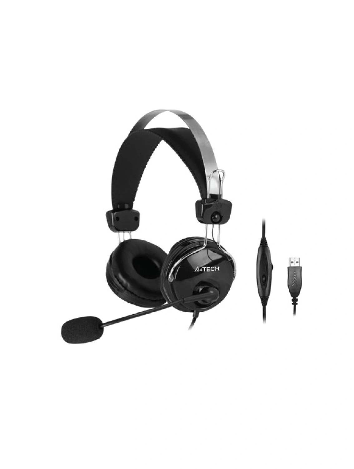 A4Tech HU-7P ComfortFit stereo USB headset, a reliable USB headset for gaming headset price in Pakistan buyers