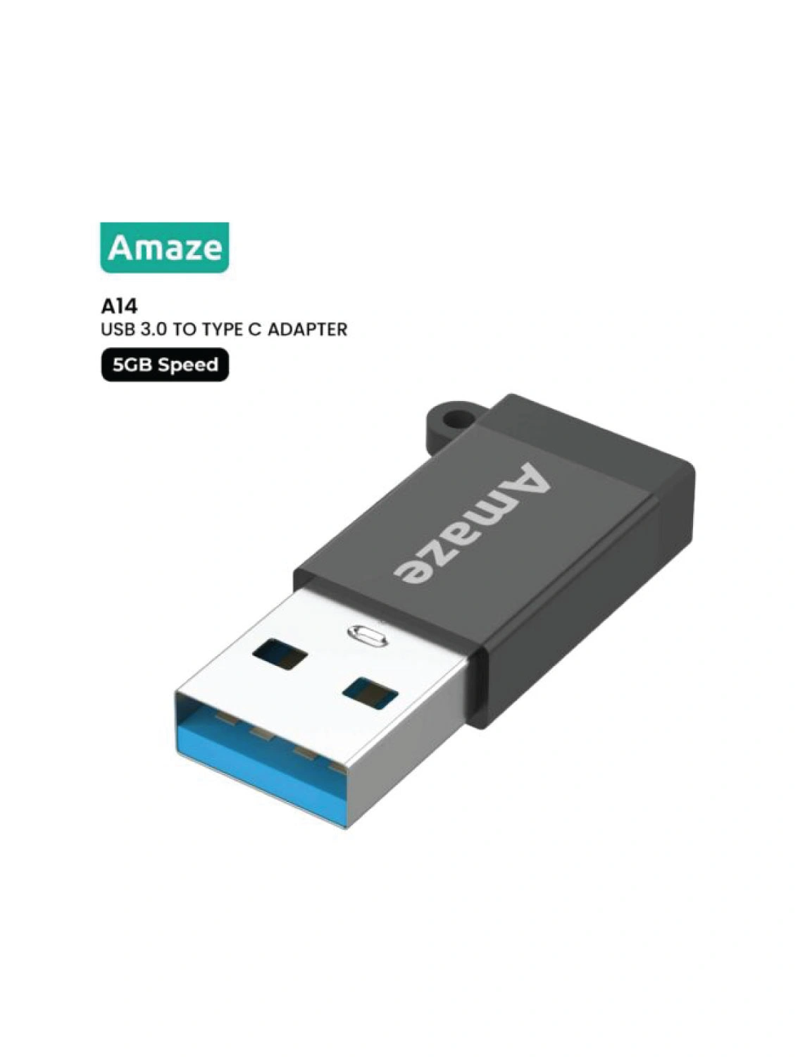 Amaze A14 USB 3.0 to Type C female adapter black