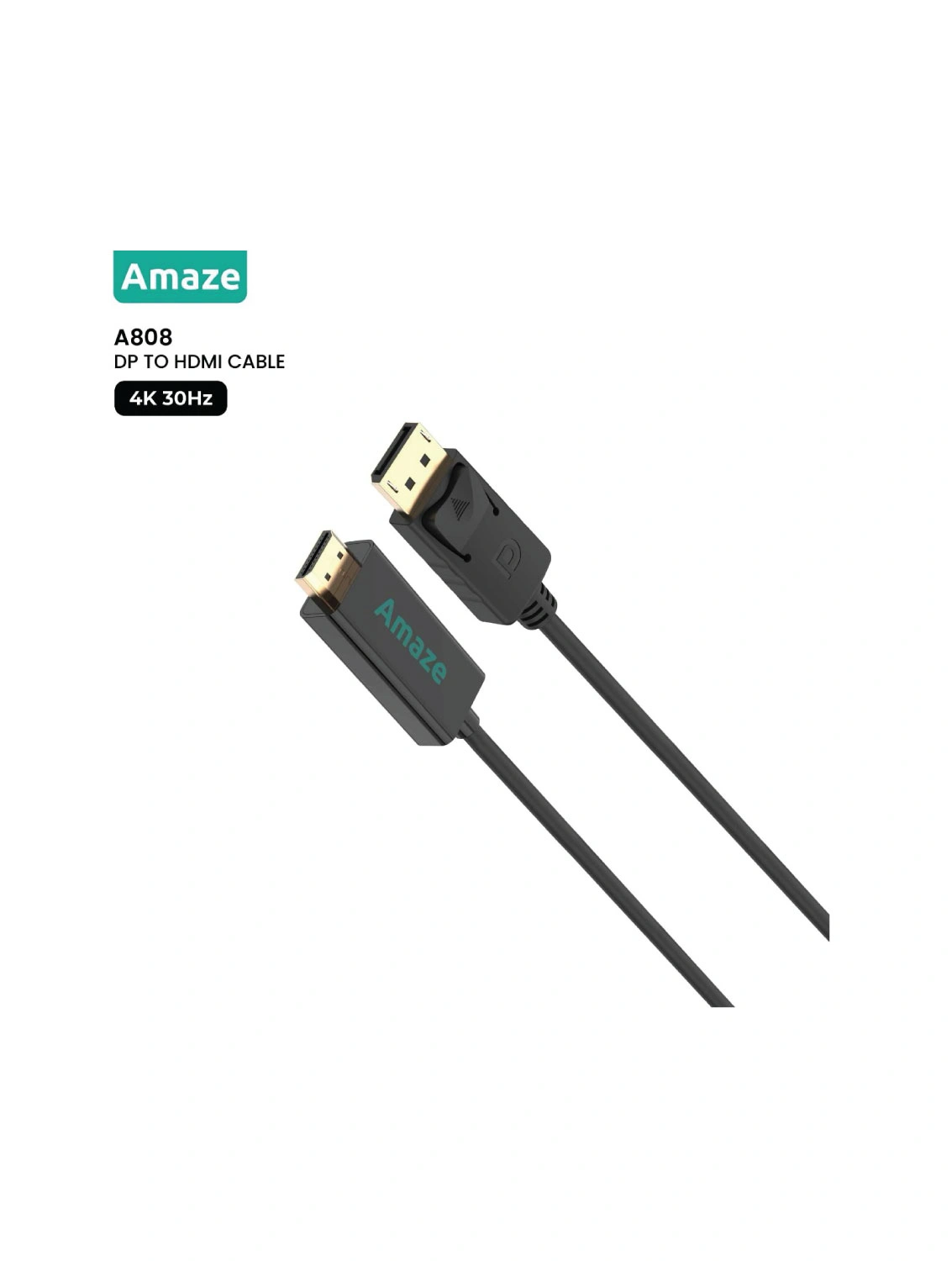 Amaze-A808-DP-to-HDMI-4K-Adapter-Cable