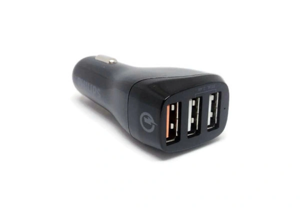 Philips Triple Port Car Charger with Quick Charge 3.0