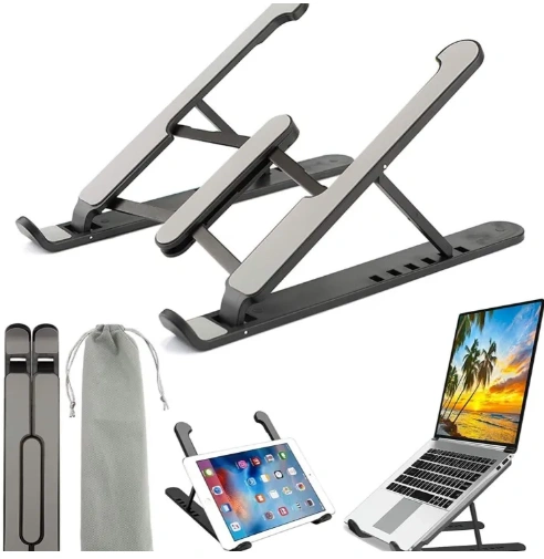 P1 foldable adjustable laptop stand non-slip support base healthy posture Pakistan