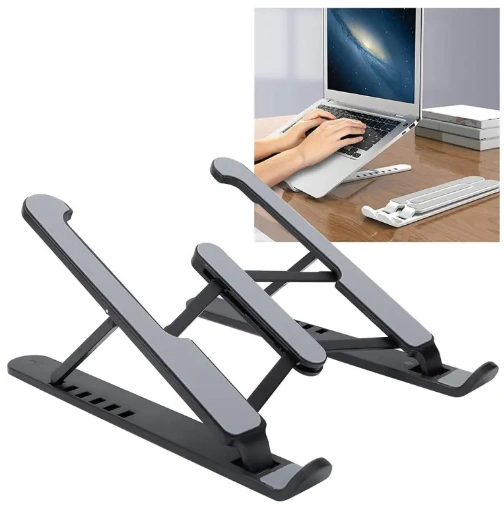 P1 foldable adjustable laptop stand non-slip support base healthy posture Pakistan