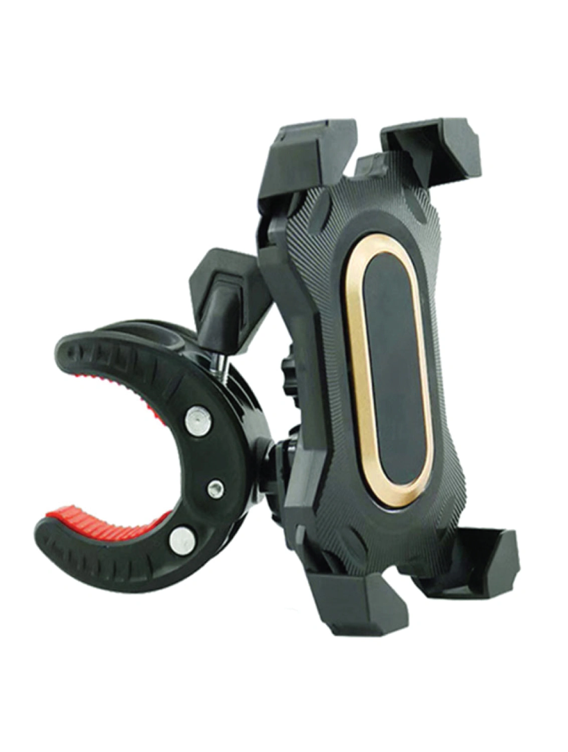 SH3135 mobile phone holder mounted on a bicycle handlebar