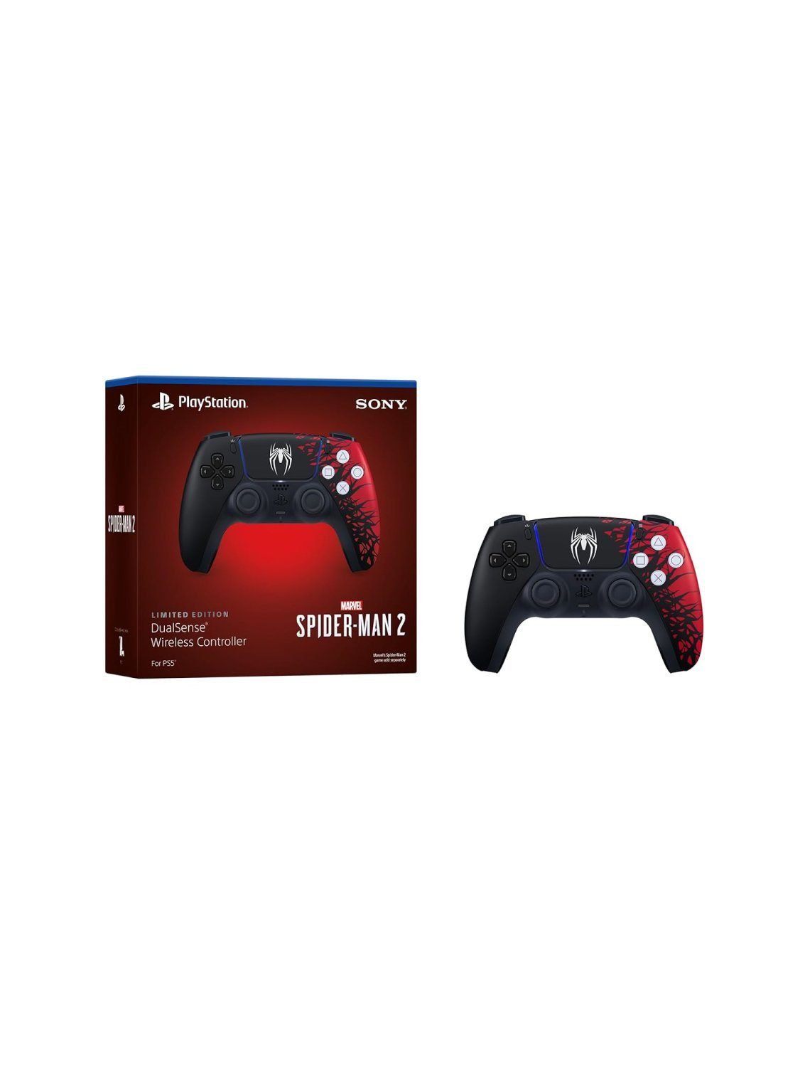 PlayStation DualSense® Wireless Controller – Marvel's Spider-Man 2 Limited Edition